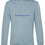 Thumbnail: Light blue hoodie with the text "The Attitude of Gratitude" displayed. Organic cotton