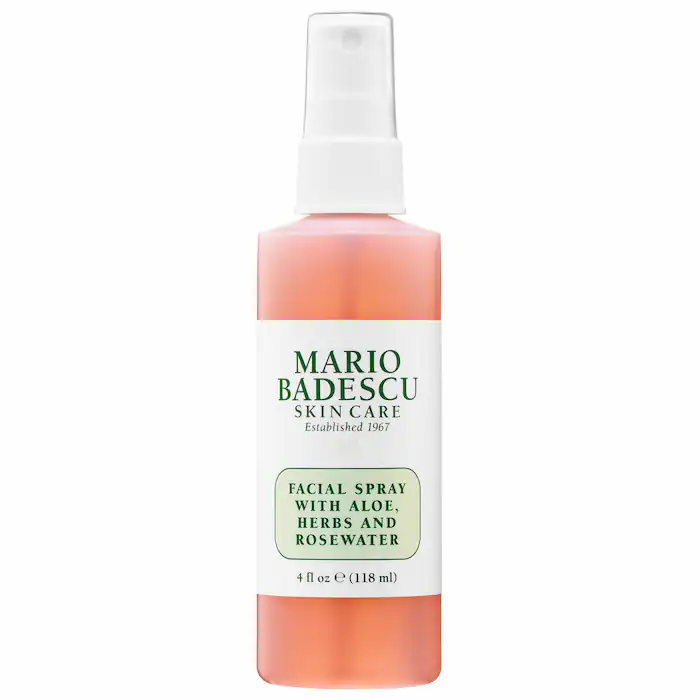 Facial Spray with Aloe, Herbs and Rosewater (4 oz/ 118 mL)
