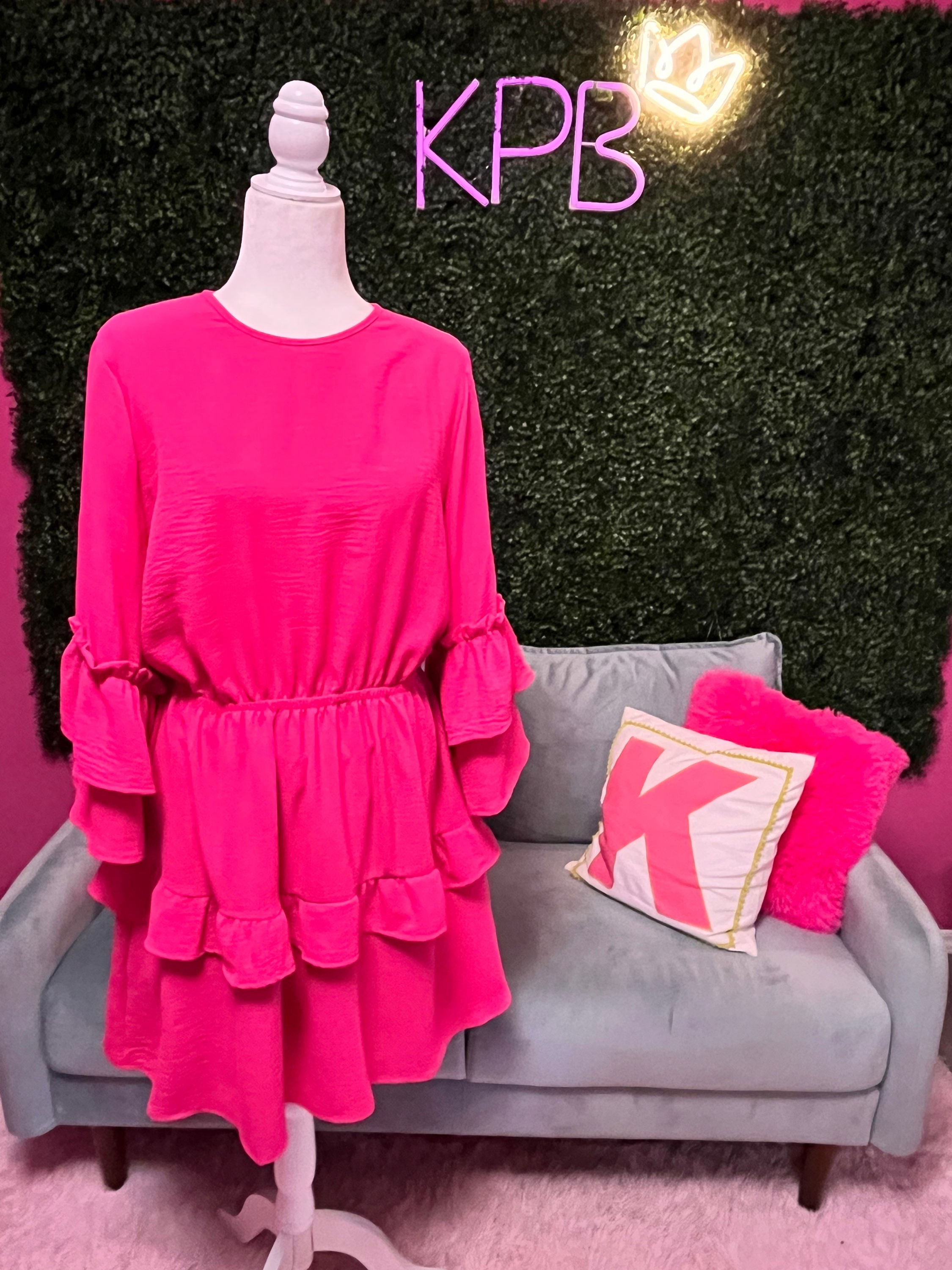Nina Ruffle Dress