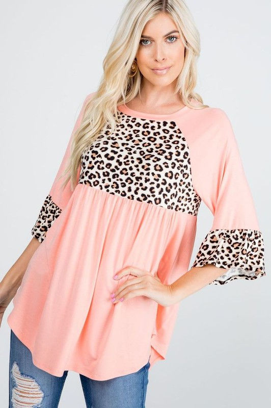 Lora Cheetah Blouse