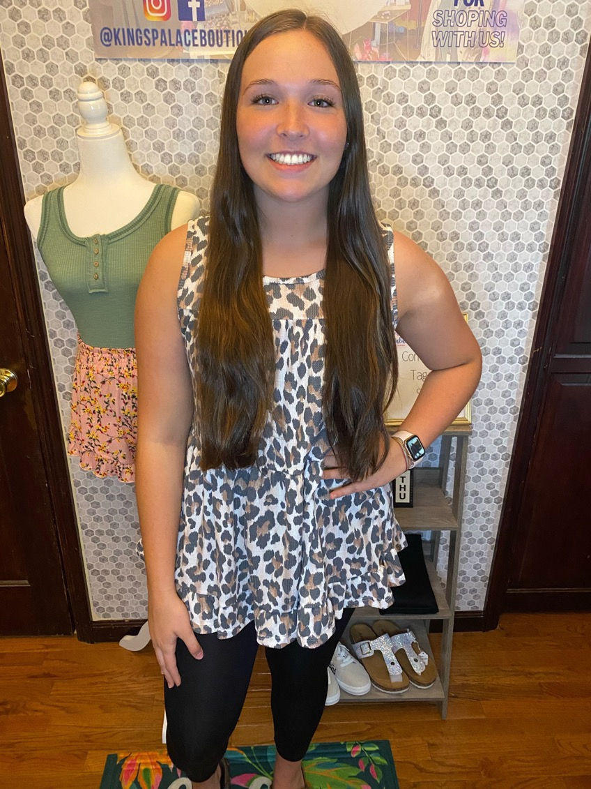 Caroline Cheetah Tank