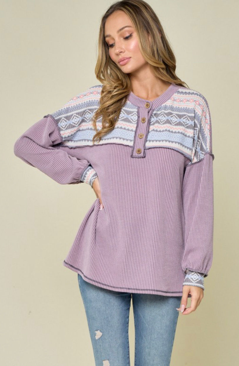 Haddie Aztec Blouse
