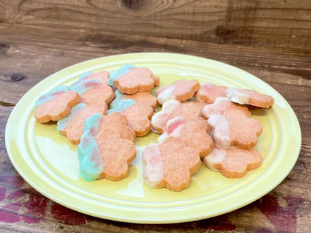 桜クッキー今年もキッチンで本格始動中です