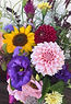 Fresh Blooms On Flower Cart