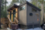 The cabins sleep up to 6 adults in 1 Queen Bed, 1 Queen-Size Pull-Down Bed, and 1 Bunk Bed