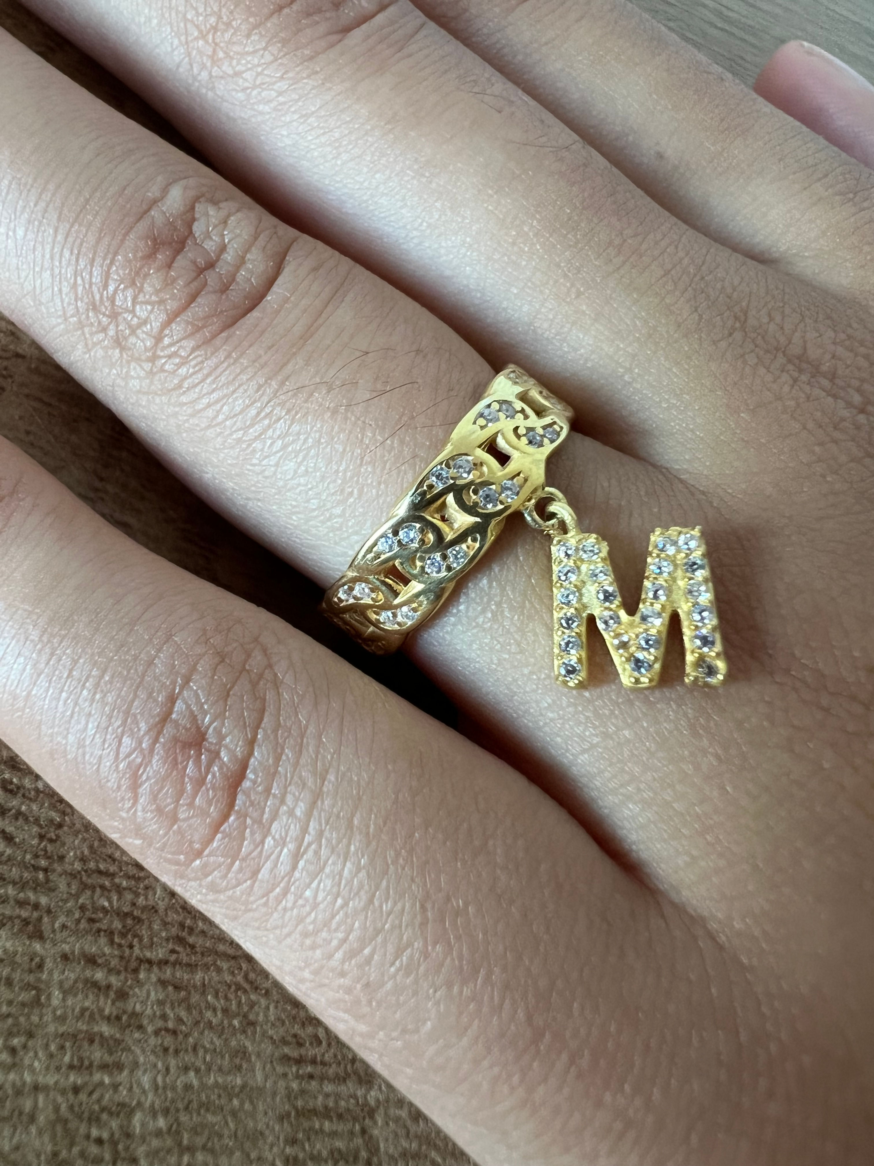 Bague initiale Maria