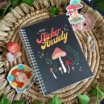 Sticker Anxiety Reusable Sticker Book