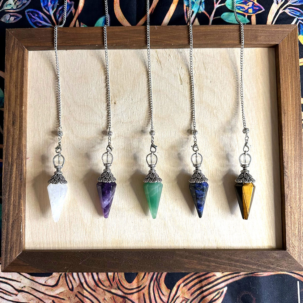 Thumbnail: Crystal Pendulums