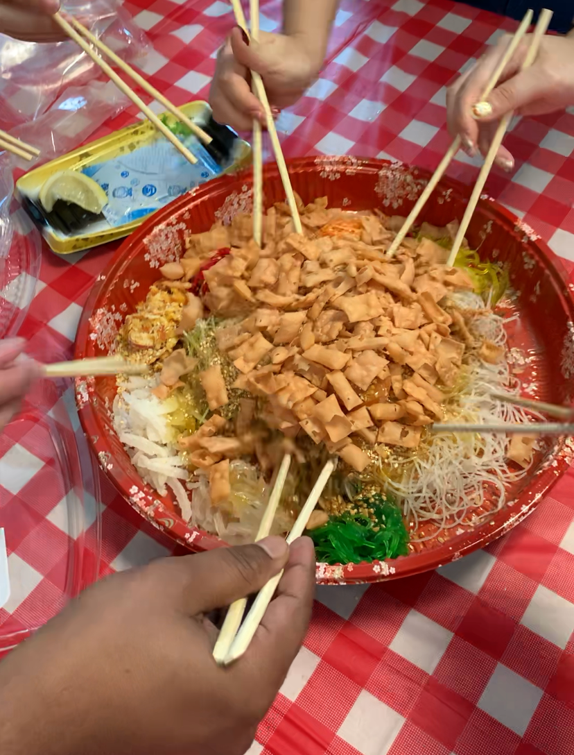 First Lou Hei in the group. 捞个风生水起! Huat ar! Happy CNY! (Jan 2023)
