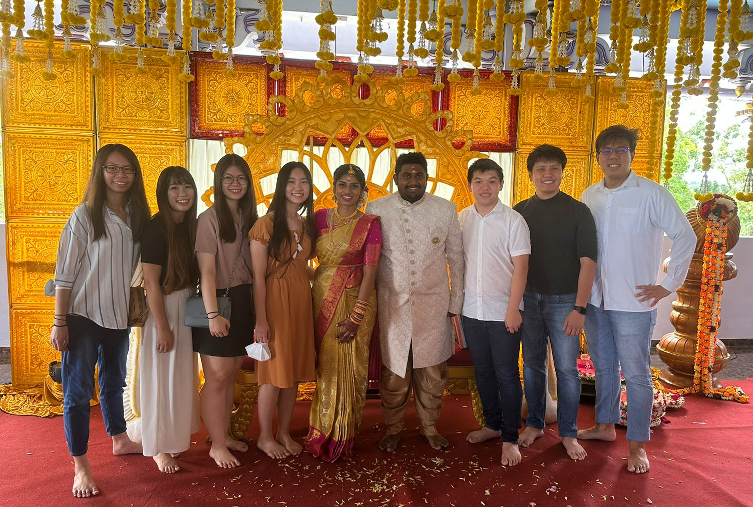 Congratulations to Thari for her ROM and engagement. Wishing you a blissful marriage! Our first overseas group outing too! (Oct 2022)