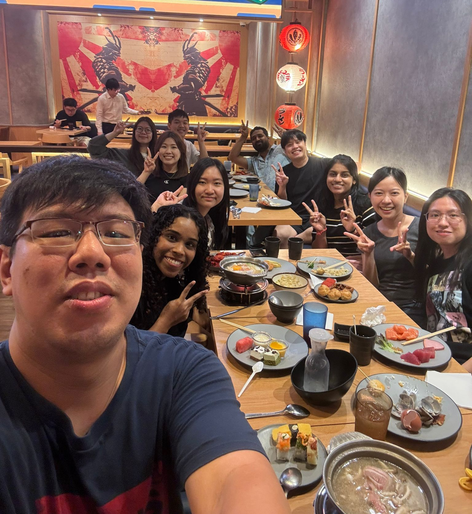 Japanese buffet treat by the lab members. Congrats to Crystal for passing your QE, and thanks to Li Shiuan, Jinn-Kye, and Crystal for the treat! Special…