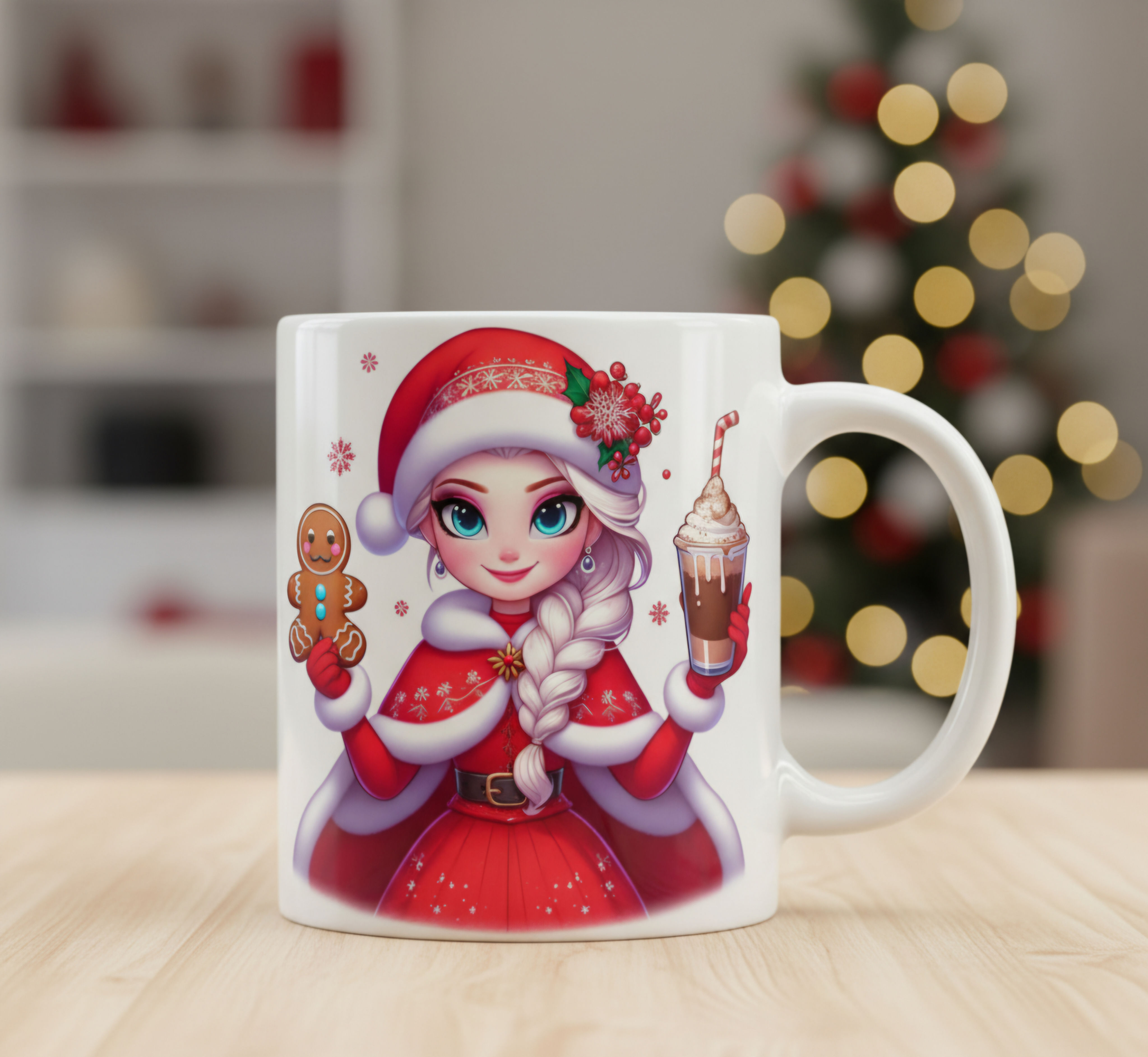 Tazza Natalizia personalizzata "Elsa"