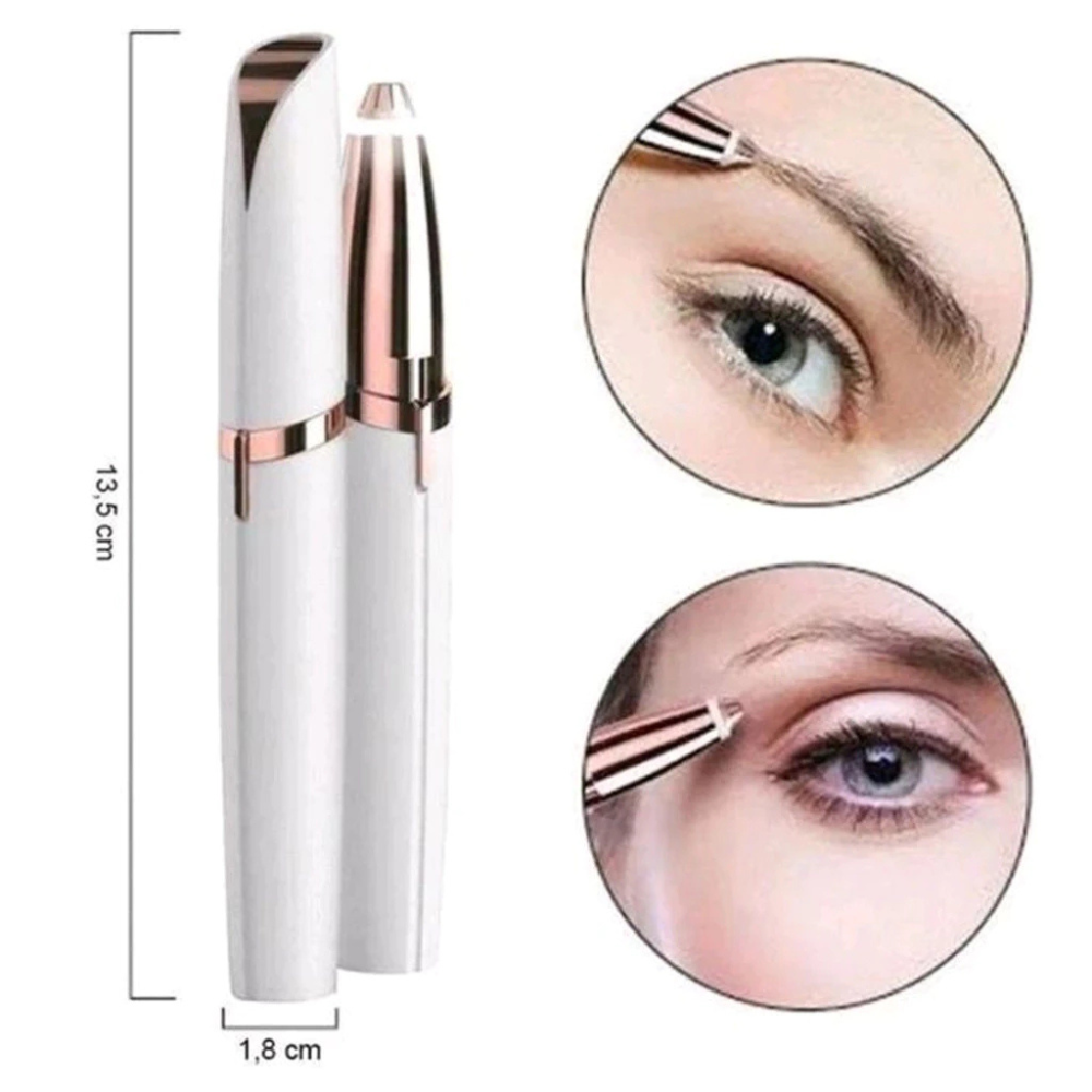 Trimmer Depilator Pen For Eyebrows, Nose, Bub. Portable USB Rechargeable Electri