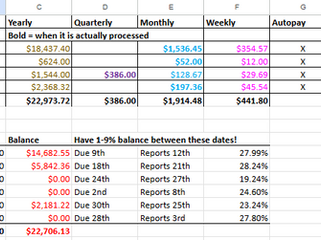 weekly budget