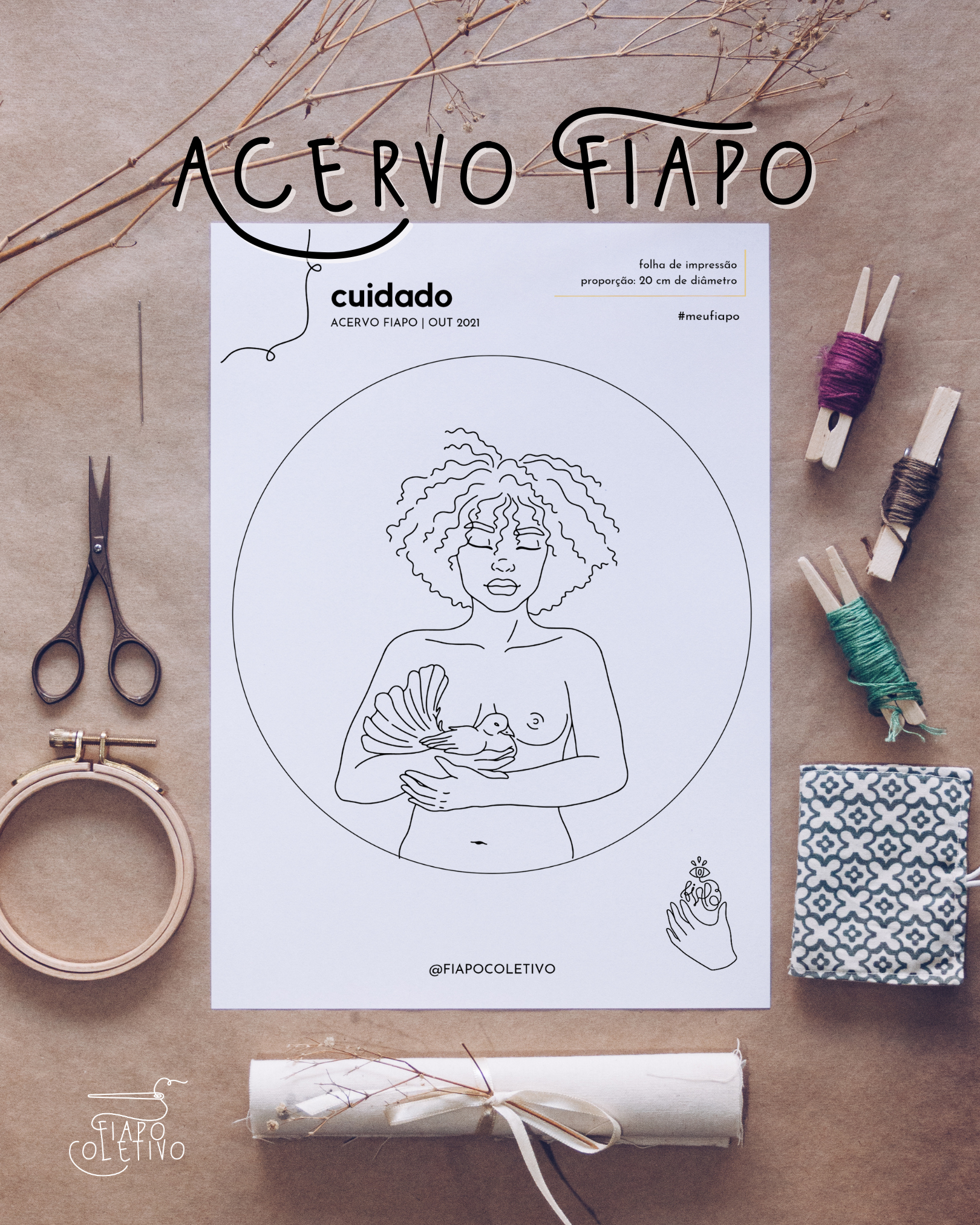 Cuidado - Risco Avulso - Acervo Fiapo