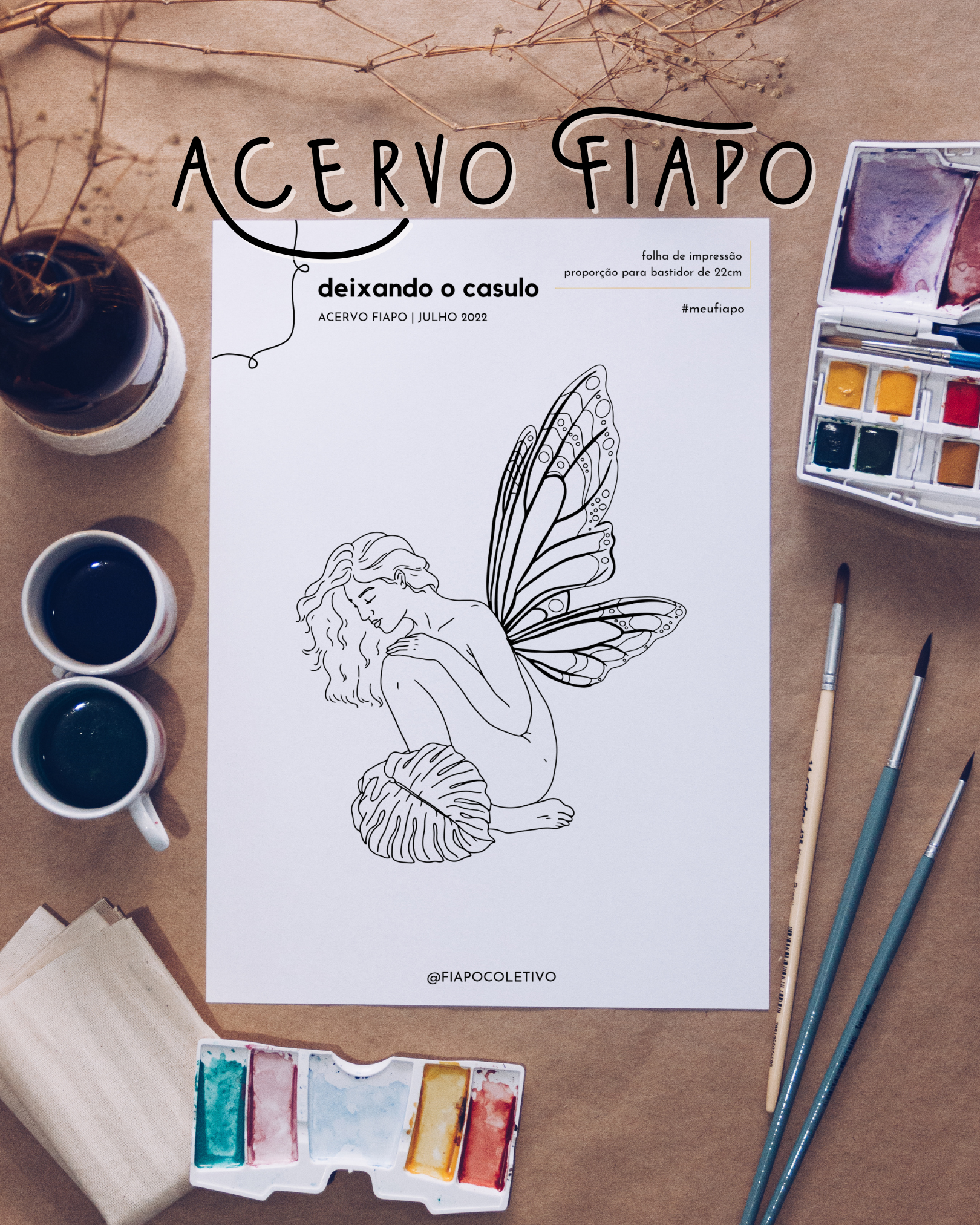 Saindo do Casulo - Risco Avulso - Acervo Fiapo