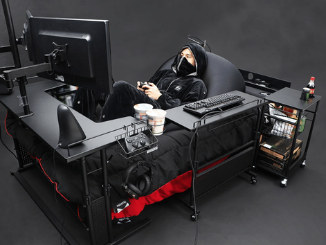 Empresa japonesa anuncia cama gamer multifuncional