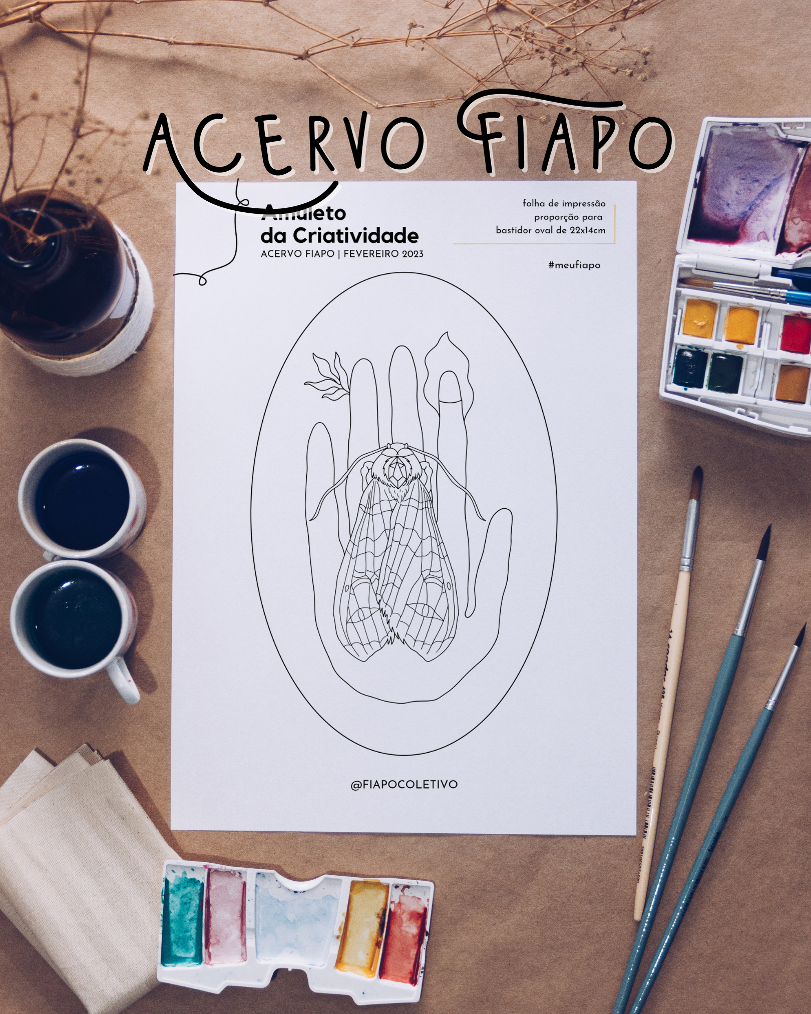 Amuleto - Risco Avulso - Acervo Fiapo