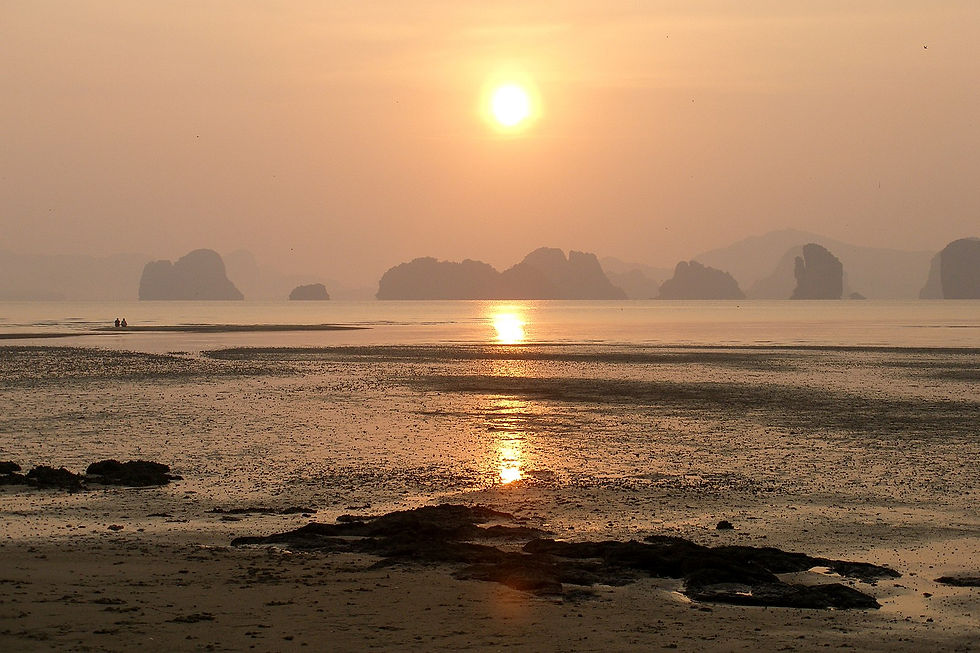 Thailand Sunrise Over The Sea