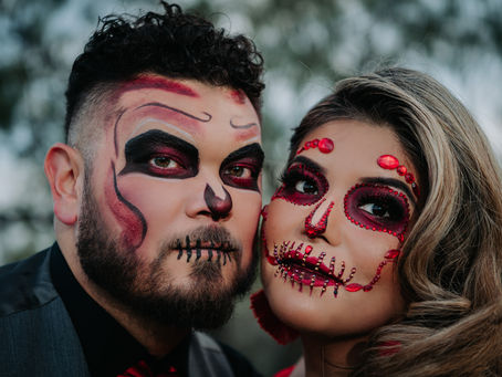 Sugar Skull Engagement Session