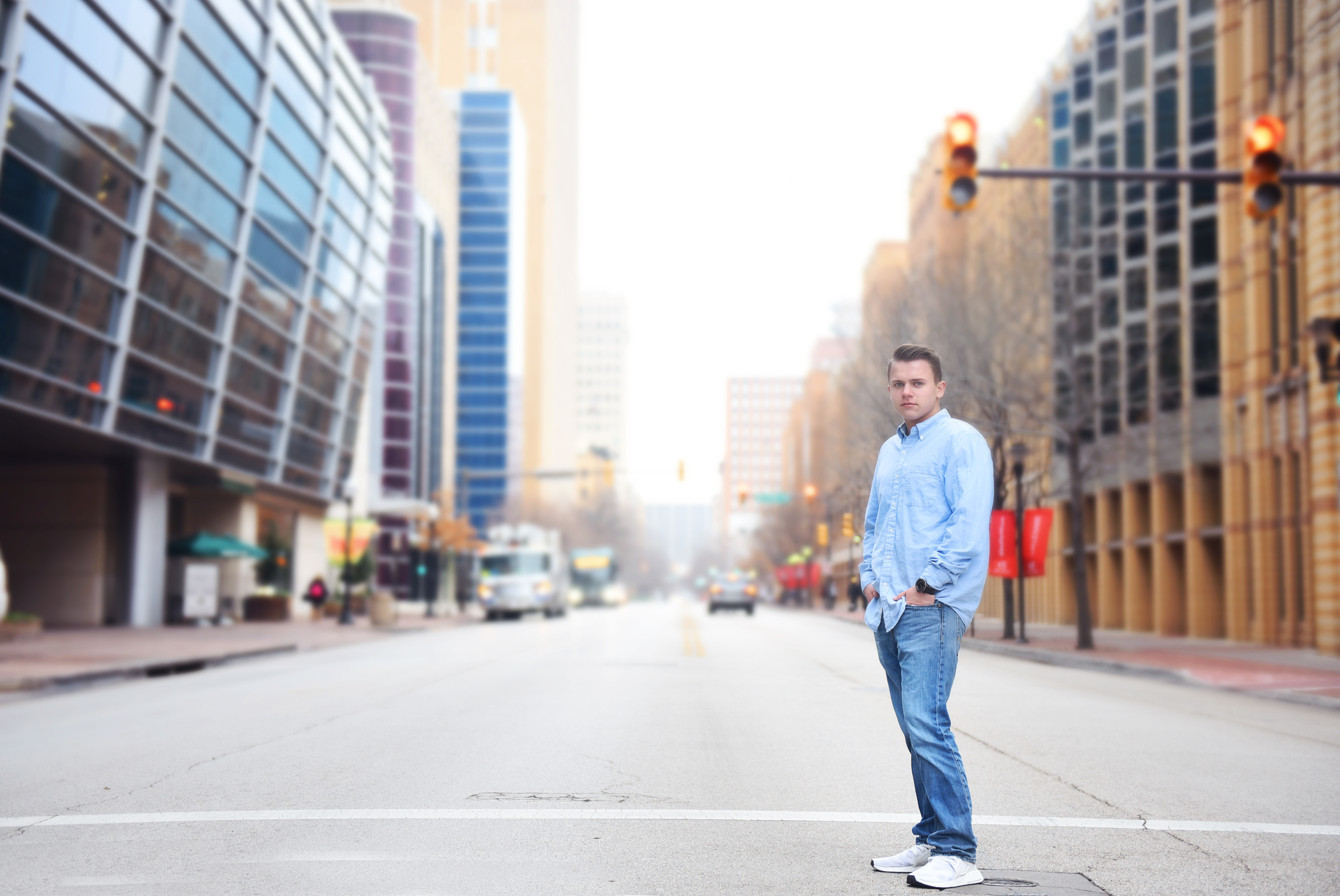 Downtown Fort Worth Senior Pictures