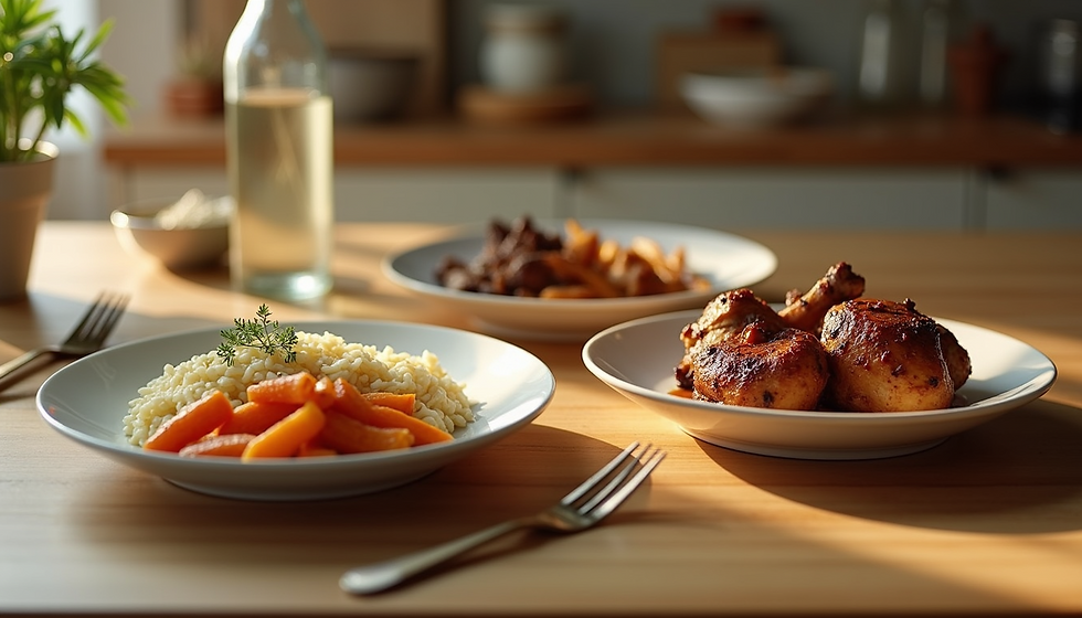 Planes de comidas asequibles para familias ocupadas