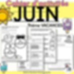 Miniature : Cahier d'activités imprimable juin – 2e année / CE1 / P2
