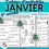 Miniature : Cahier d'activités imprimable janvier – 3e année / CE2 / P3