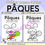 Miniature : Aperçu du cahier de Pâques 3e cycle avec activités pédagogiques imprimables : inférences, mots cachés, coloriages codés, écri