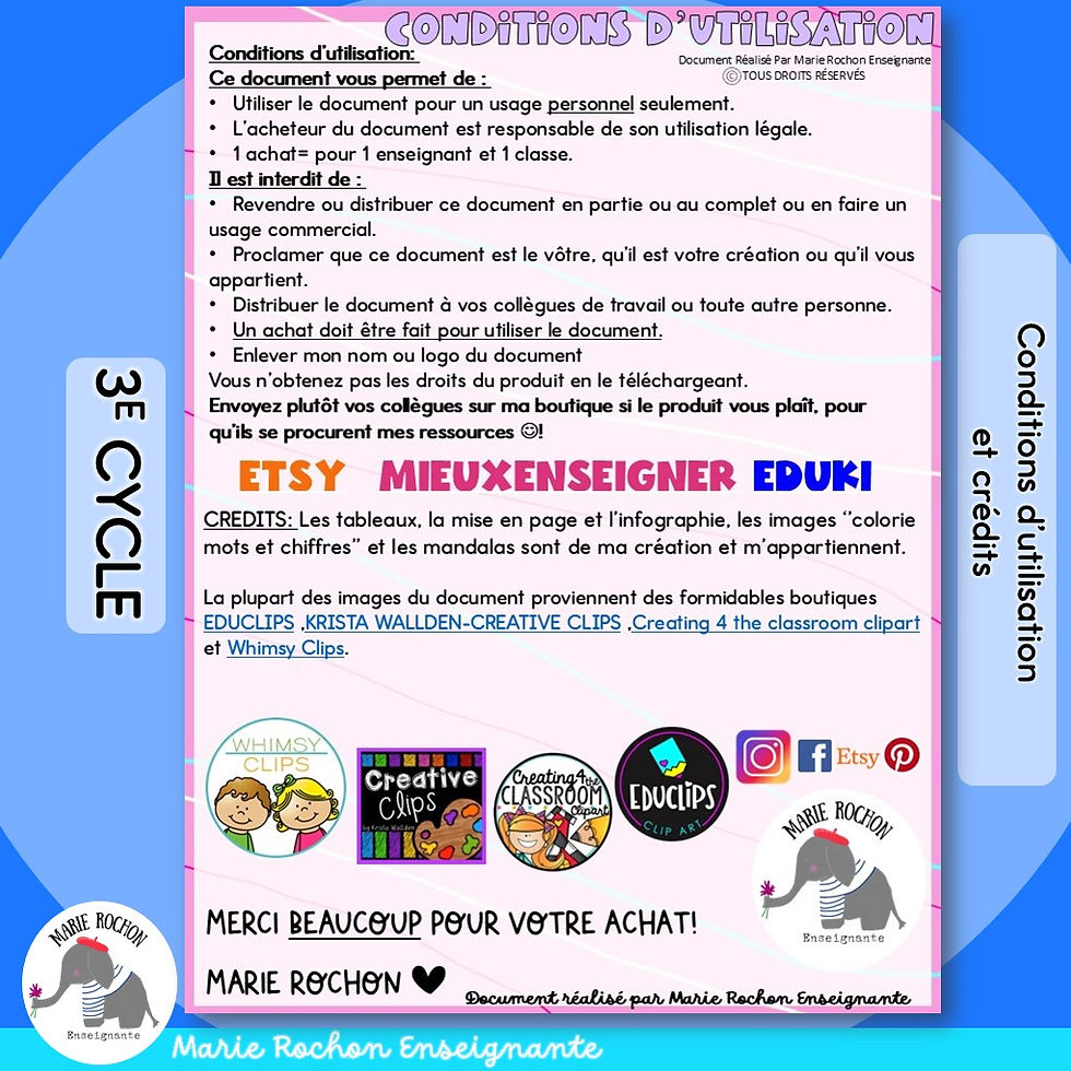 Miniature : Activités pédagogiques pour les vacances d'été – Cahier passe-temps 3e cycle avec mandalas, jeux, écriture, coloriages codés,