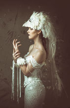 Upcycle Fashion, Sustainable Fashion, Costume, Alternative Designer,  Headpieces, Goddess costume