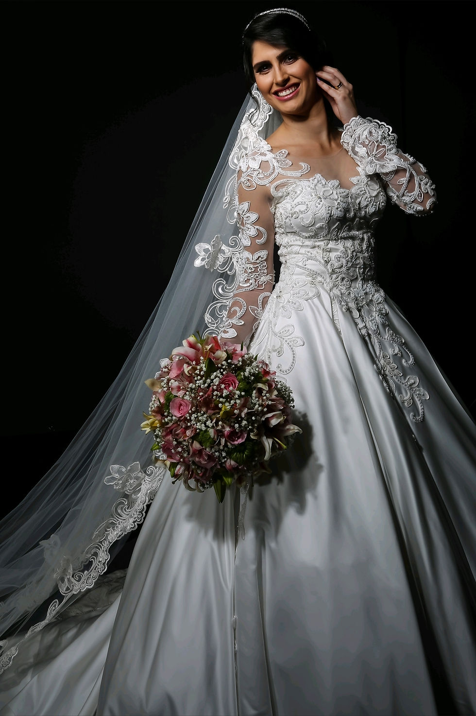 Miniatura: Vestido de noiva princesa classico Lucia Franco