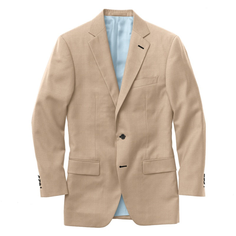 Tan super 120's Jacket-120-R501