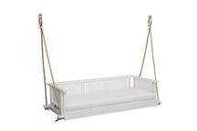 Casual Comfort, polylumber, deep seating, outdoor club chair, outdoor furniture, Sunbrella fabric, Amish made, love seat swing. Marina, lattice