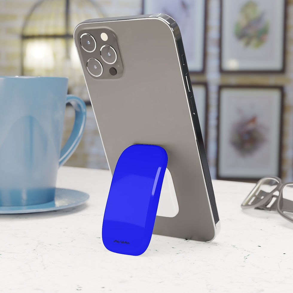 Thumbnail: Blue Phone Click-On Grip