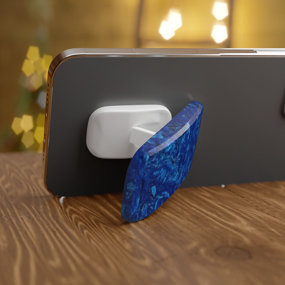 Thumbnail: Blue Marble Version Phone Click-On Grip