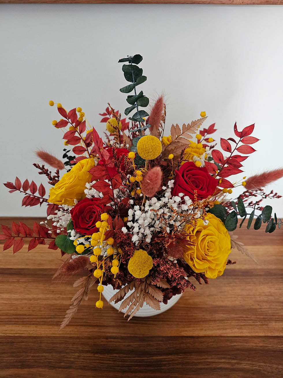 Thumbnail: dried flower arrangement