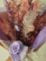 dried flower & perserved rose bouquet