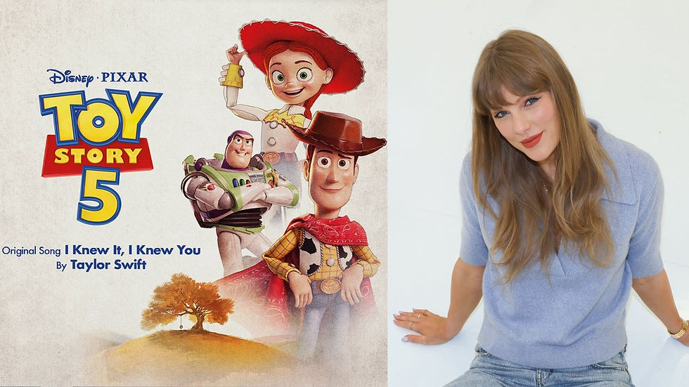 Taylor Swift anuncia música inédita para 'Toy Story 5'