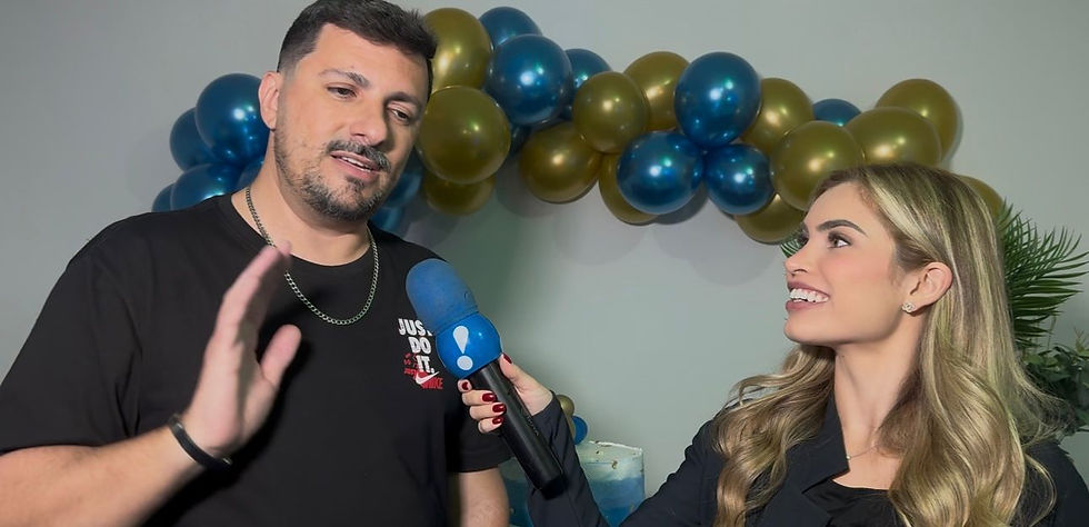 Cesar e Luiza Malavazzi RedeTv - Foto Pietro Almeida