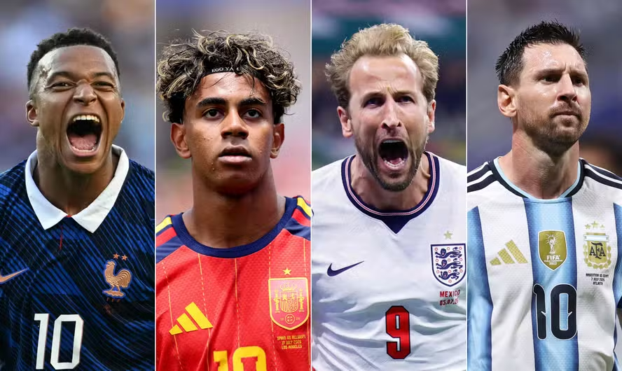 MBappe , Lamine Yamal , Harry Kane e Messi - destaques das semifinais