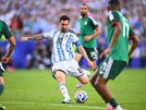 Messi comemora gol contra Argélia - FotoTom Weller