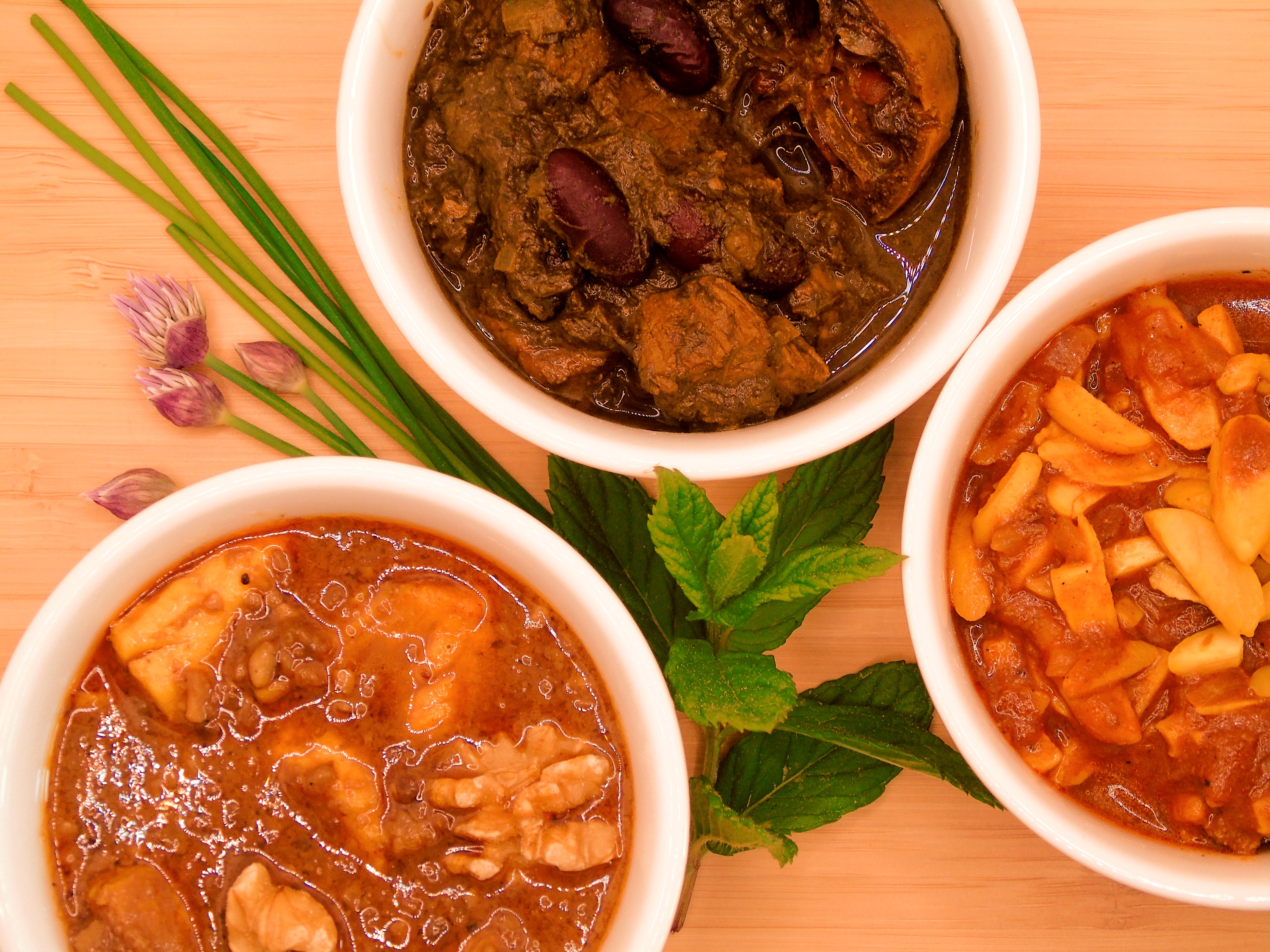 Arranged Food and Objects