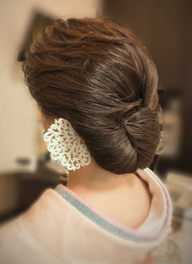 艶やかヘアセット