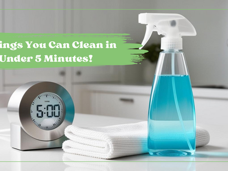 Clean in Under 5 Minutes