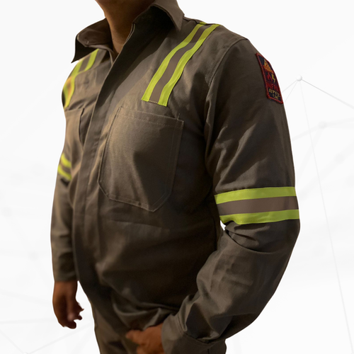 Camisa Ignifuga 88 12 HRC2 11 CAL Modelo InFire Marca INDUFIRE INDUFIRE