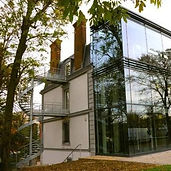 Hall d'entrée d'un immeuble parisien privé haut standing Architecte d'intérieur Paris 15