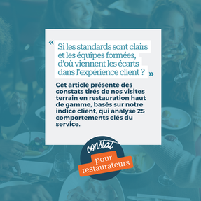 ENIPSO_Audit de service en restauration: voir ce que les indicateurs ne montrent pas.