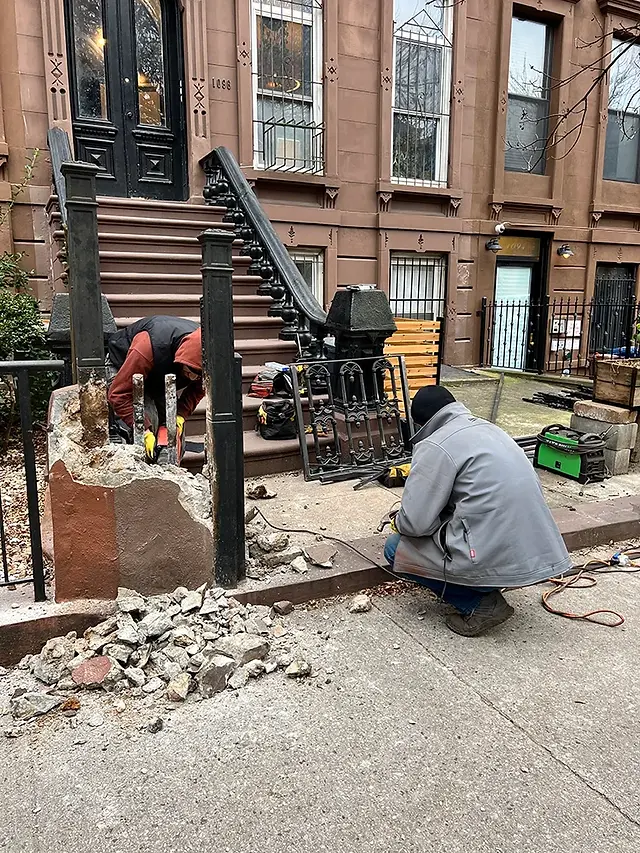 Ornamental Arc Iron Design