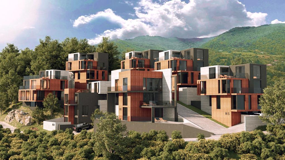 Modern design residential complex, ANCORA ESTATE